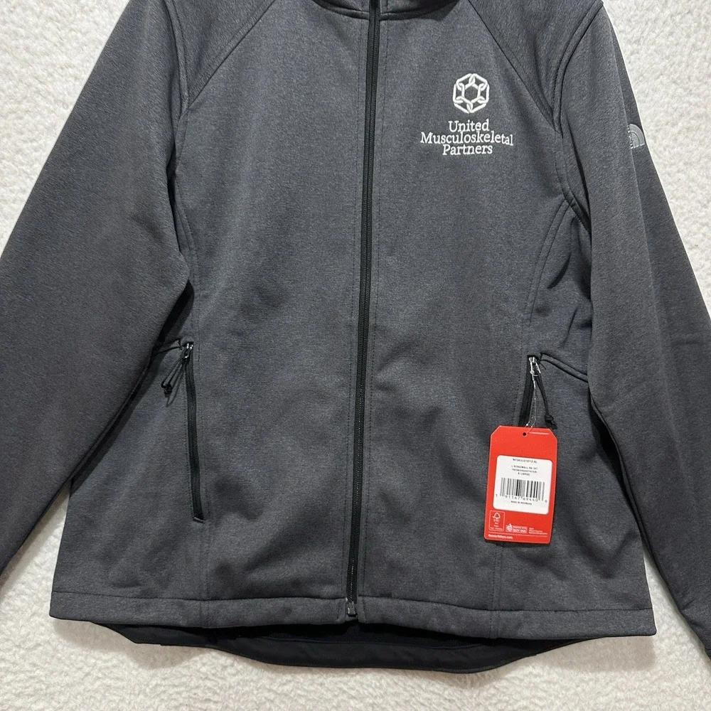 The North Face Jacket Windwall Ridgewall Full Zip Embroidered Logo Company Sz XL